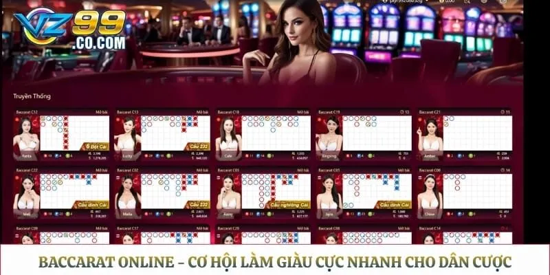 Baccarat Online - Cơ Hội Làm Giàu Cực Nhanh Cho Dân Cược