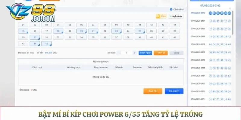 Bật mí bí kíp chơi Power 6/55 tăng tỷ lệ trúng