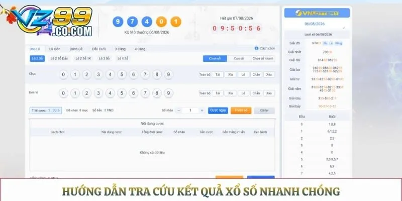 Hướng dẫn tra cứu kết quả xổ số nhanh chóng