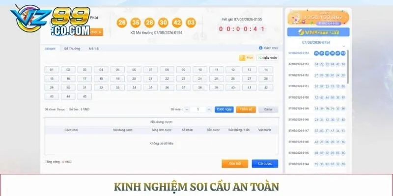Kinh nghiệm soi cầu an toàn