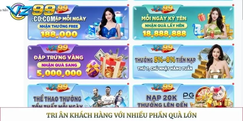 Tri ân khách hàng với nhiều phần quà lớn